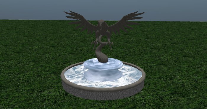 Eagle Statue - Fountain