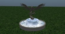 Eagle Statue - Fountain