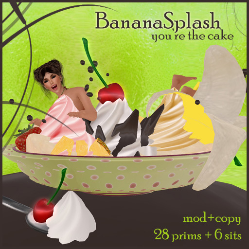 Banana Split with Sweet Poses