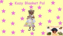 Kozy Pal girl toy Blanket