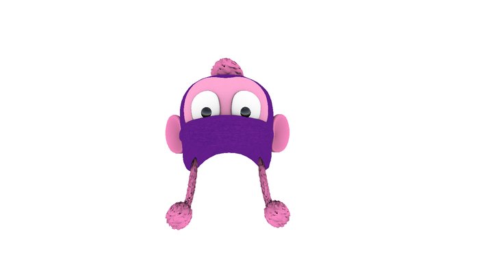 Monkey hat Purple