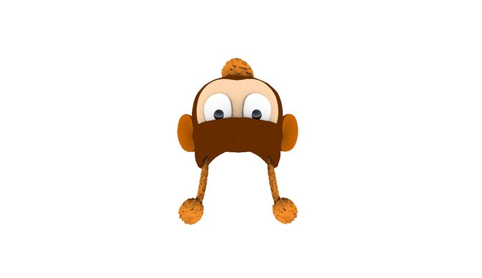Monkey hat Brown