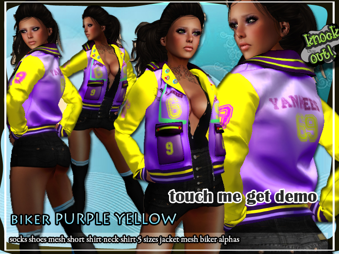 ..::Knockout!..::Coat mesh purple