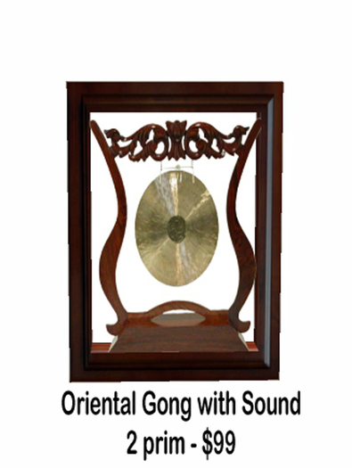 Boxed Oriental Gong