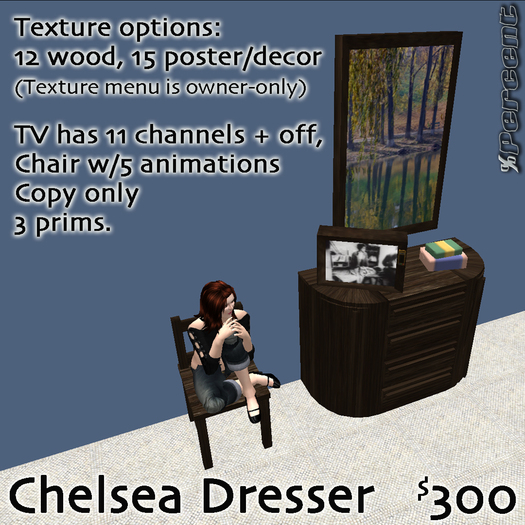 % Chelsea Dresser