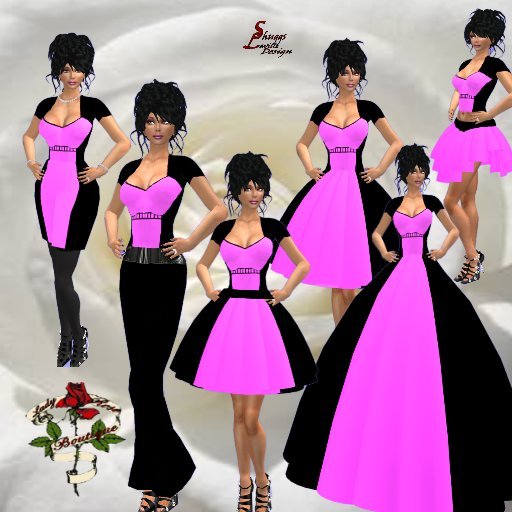 132 Colorblock Pink Evening gown, Dresses, Pant outfit