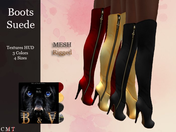 B&V-Suede boots  MESH