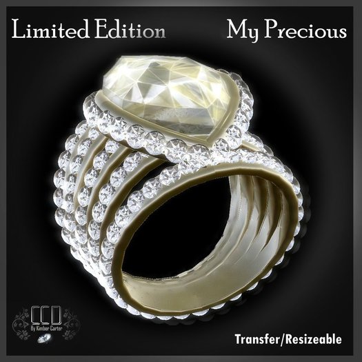 CCD - LIMITED EDITION - My Precious Reflective Diamond Ring - Gold - Boxed