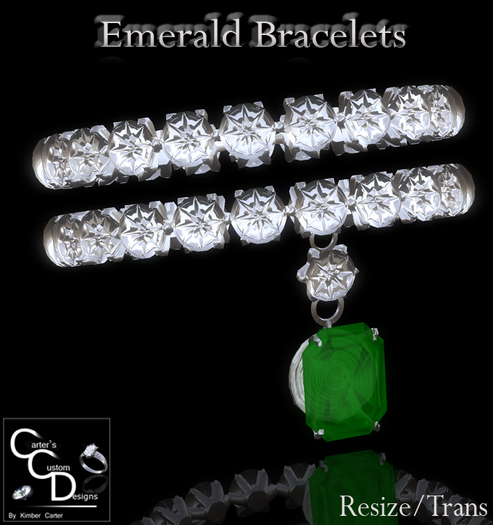 CCD - Emerald bracelets 