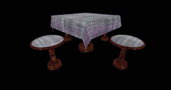 Grunged Table Set ~Simplicity~