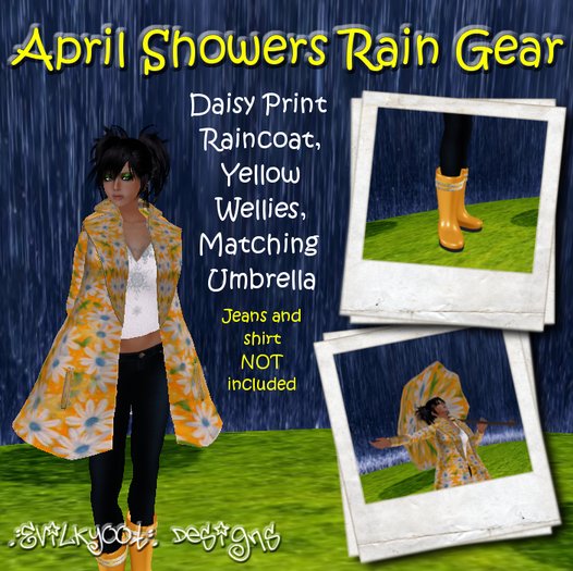 .:Evilkyoot:. April Showers Rain Gear (Boxed)