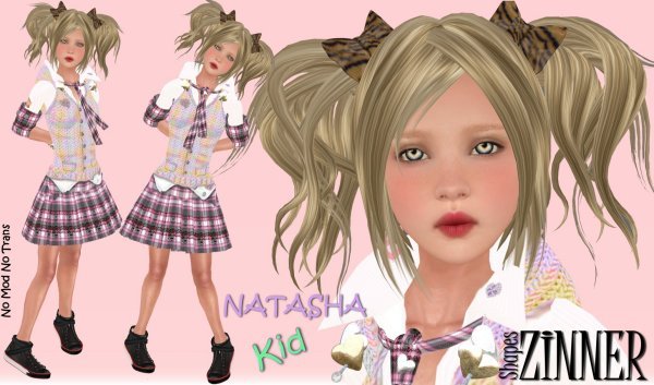Zinner Shapes - Natasha Kid female shape
