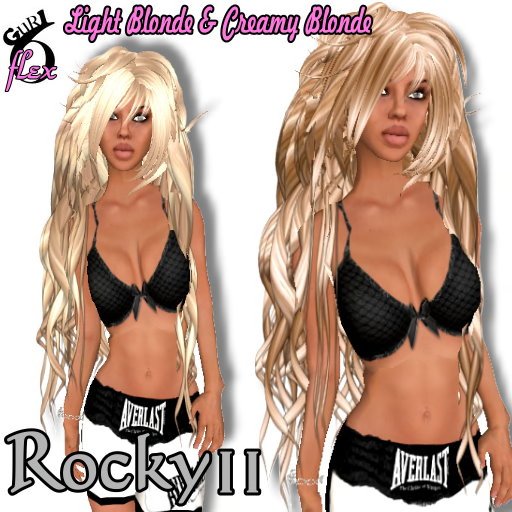 GuRL 6 Rocky II  (light blonde & creamy blonde)