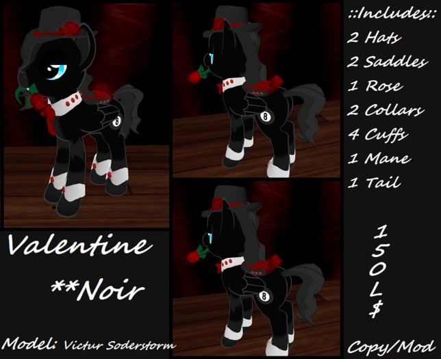 [Retired Item 50% Off] Valentine Noir