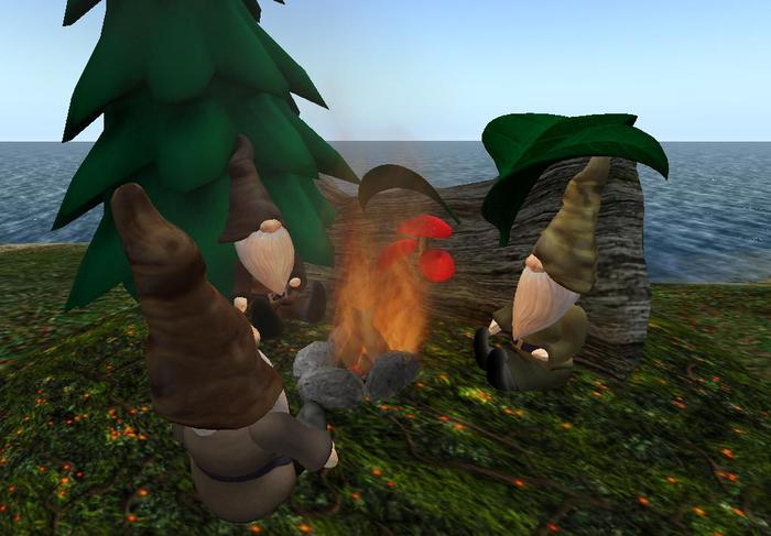 Gnomes By campfire(decor)