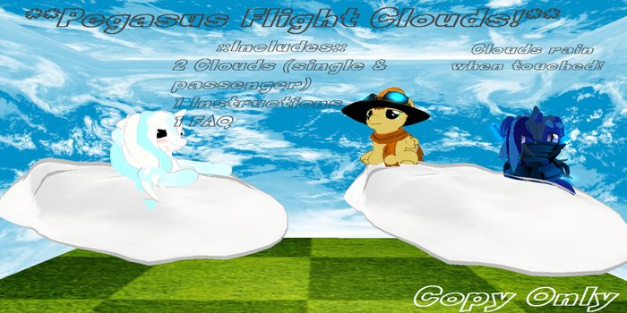 [Retired Item 50% Off] Pegasus Flight Clouds