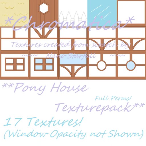 [Retired Item 50% Off] Pony House Texturepack