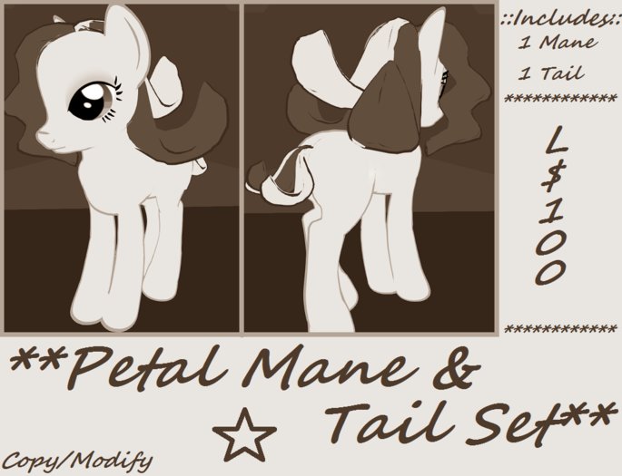 [Retired Item 50% Off] Petal Mane & Tail Set