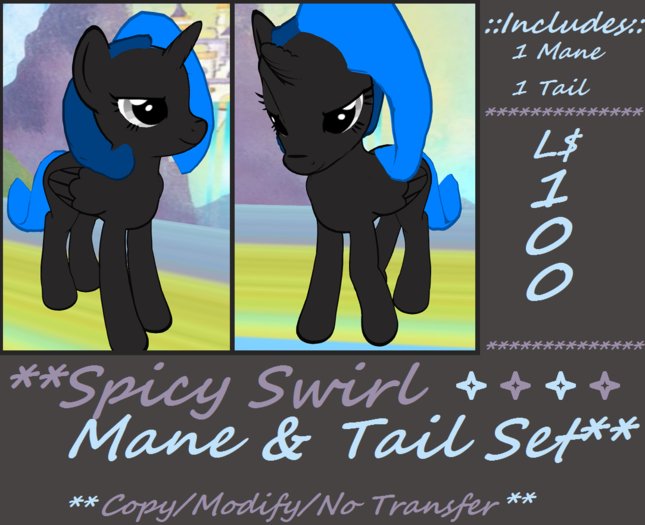 [Retired Item 50% Off] Spicy Swirl Mane & Tail Set