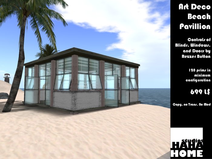 Art Deco Beach Pavillion V1