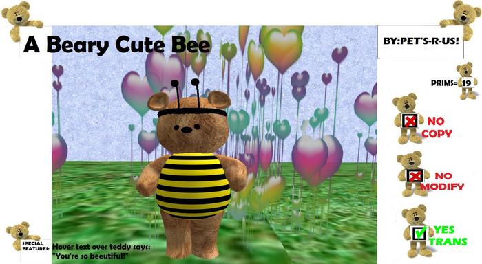 a beary cute bee