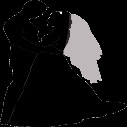 wedding silhouette