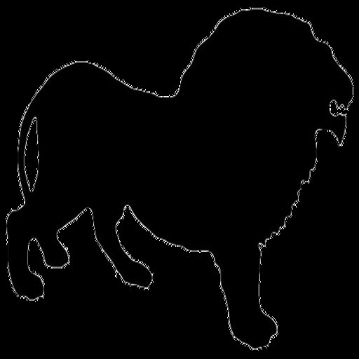 Lion silhouette
