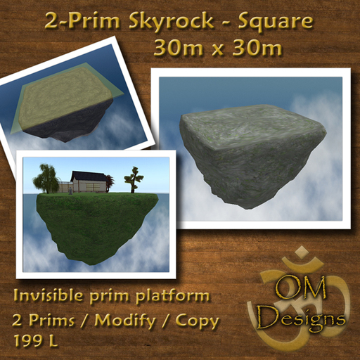 2-prim Skyrock Square 30x30 ~ OM Designs