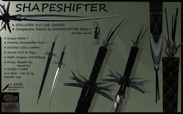 SHAPESHIFTER SWORD 2H (SF)  