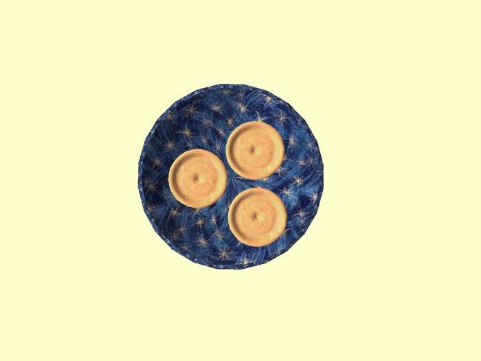 Dish of 3 mince pies