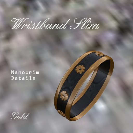 Wristband Nanogears GOLD II Slim