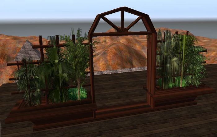 Tropical Garden Bench