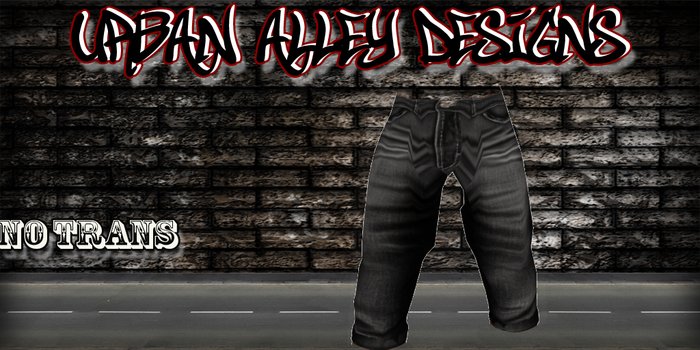 .:UAW:. Black Jeans Shorts(Boxed)