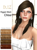 =DeLa*= Mesh Hair "Chloe" Orange Browns