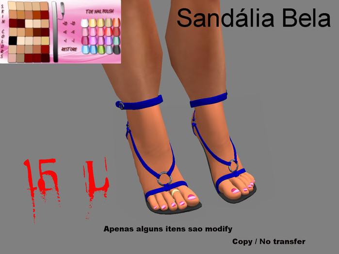 SANDALIA BELA AZUL