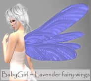 BabyGirl ~ Lavender fairy wings