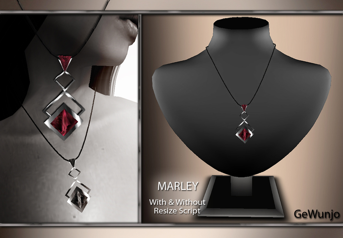 GeWunjo : MARLEY red necklace