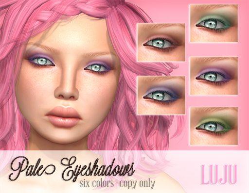 {: luju :} Pale Eyeshadows