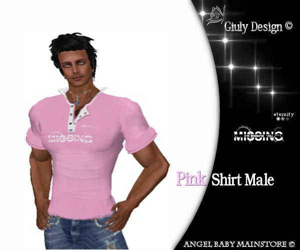 Pink Shirt Male 