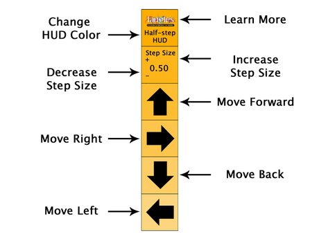 Second Life Marketplace - The Half-Step HUD