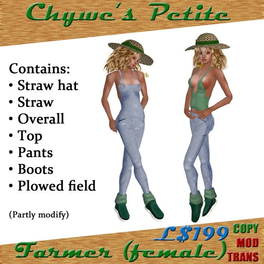 Chywe's Petite: Farmer (female)