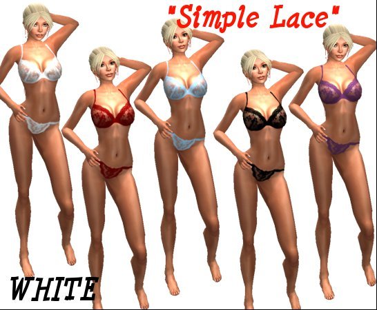 ♀ ♥ ♡ Polar Design "Simple Lace" White ♡ ♥ ♀