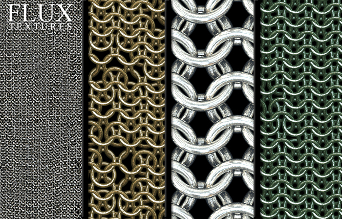 -FLUX- Chainmail Chain Textures Set