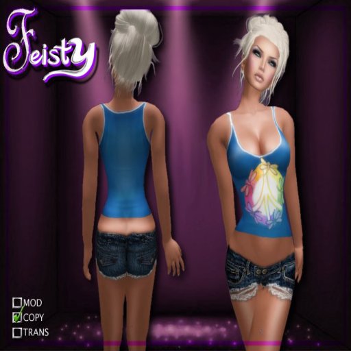 !FEISTY! Designs Peace Outfit Blue