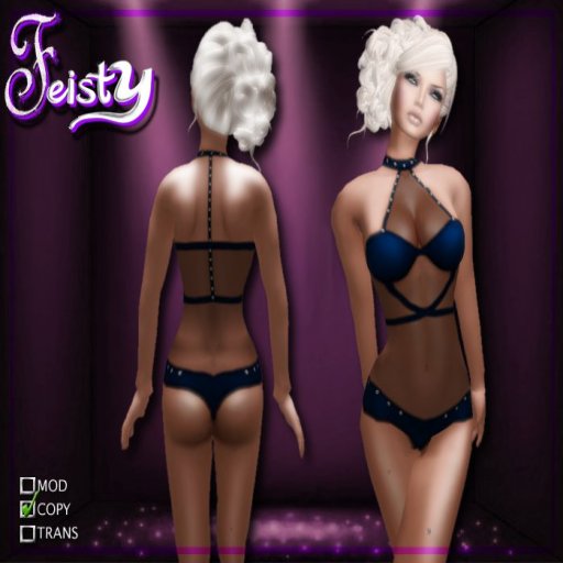 !FEISTY! Designs Tenna Outfit Blue