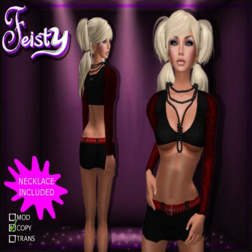 !FEISTY! Designs Bethany Outfit Red