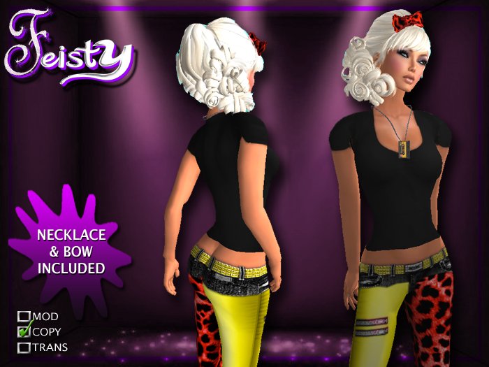 !FEISTY! Designs Flashback Outfit Yellow