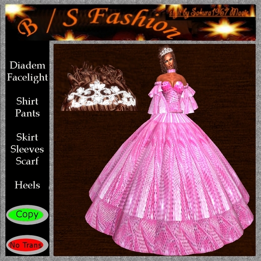 Pink Glitter Gown