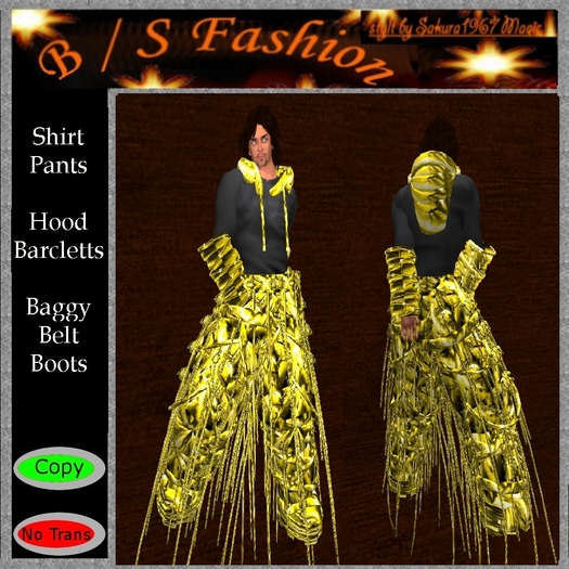 Gold Baggy Man