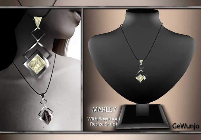 GeWunjo : MARLEY white necklace